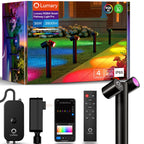 4PC Lumary Smart RGBAI Pathway Lights Pro