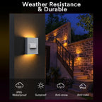 Lumary Smart Wall Sconce Light Up Down Wall Lamp Dimmable 18W 1600LM