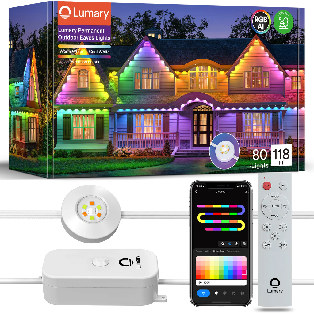 Lumary RGBAI Permanent Outdoor Lights Pro