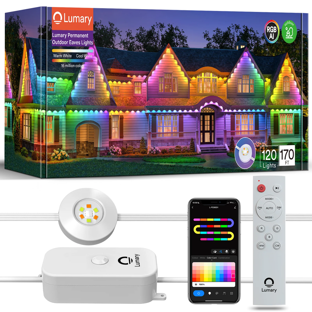 Lumary RGBAI Permanent Outdoor Lights Pro