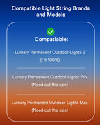 Lumary Track Kits for Permanent Outdoor Lights