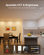 Lumary 5/6 inch Smart RGBAI Led Disk Light Pro
