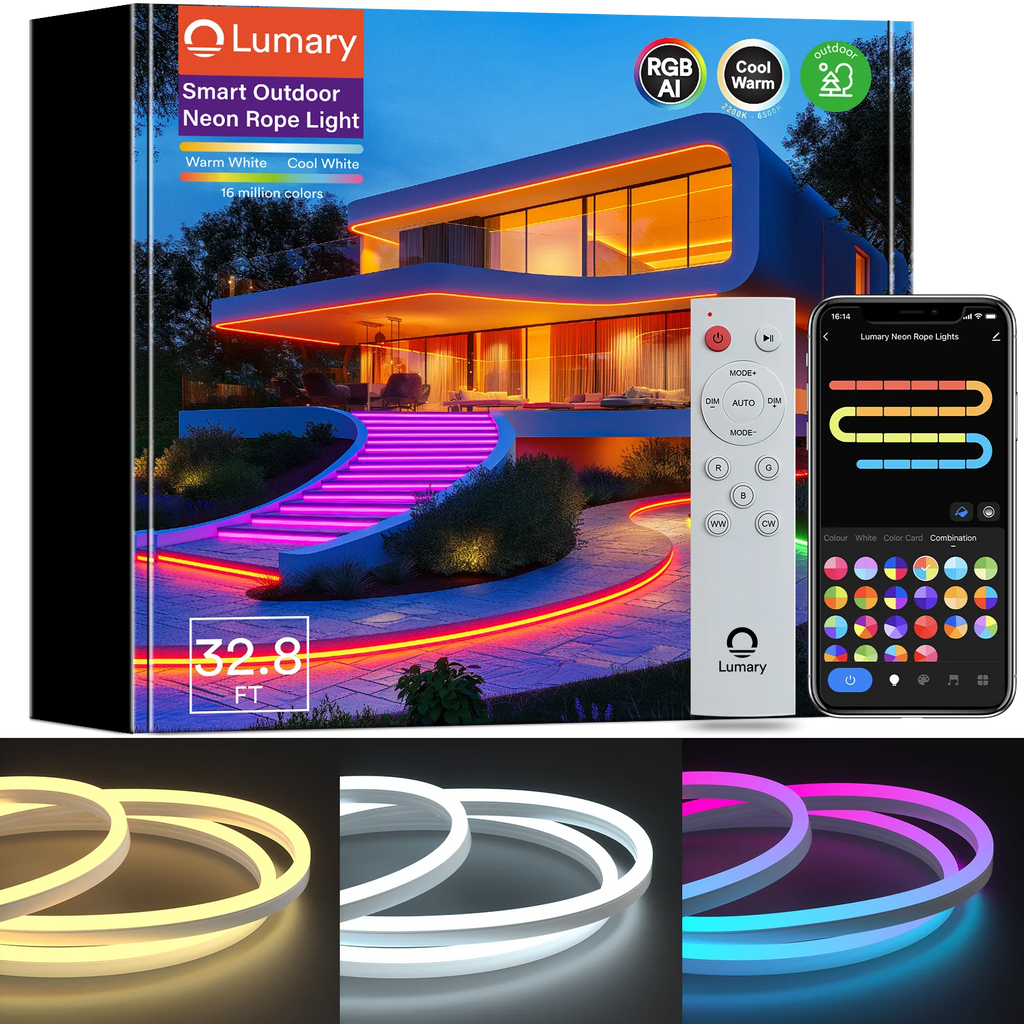 Lumary Smart Outdoor Neon Rope Lights