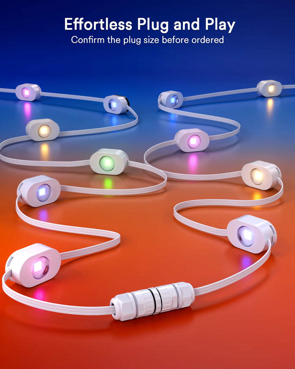 Lumary Waterproof Cable Connector 2PACK