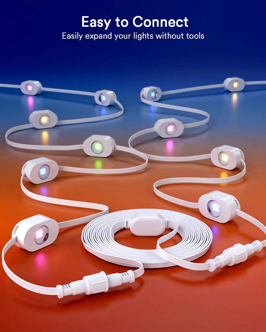 Lumary 12ft Extension Cord for Permanent Outdoor Lights 2