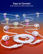 Lumary 12ft Extension Cord for Permanent Outdoor Lights 2
