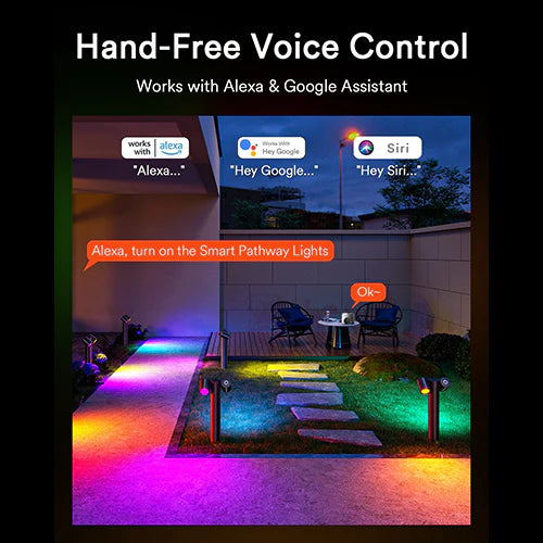 4PC Lumary Smart RGBAI Pathway Lights Pro