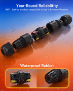 Lumary Waterproof Cable Connector 2PACK