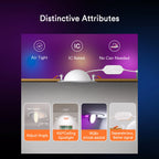 Lumary RGBAI Gimbal Smart Recessed Lighting 4 Inch Pro, 9w 780LM