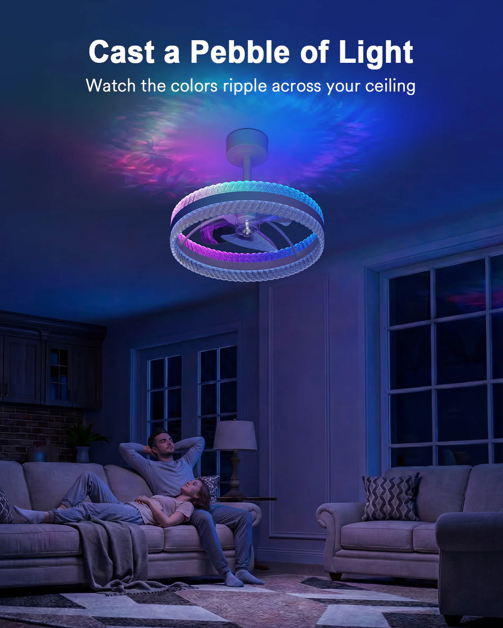 Lumary Smart Ceiling Fans with Lights G1