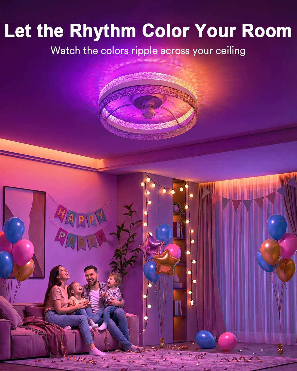 Lumary Smart Ceiling Fans with Lights G1