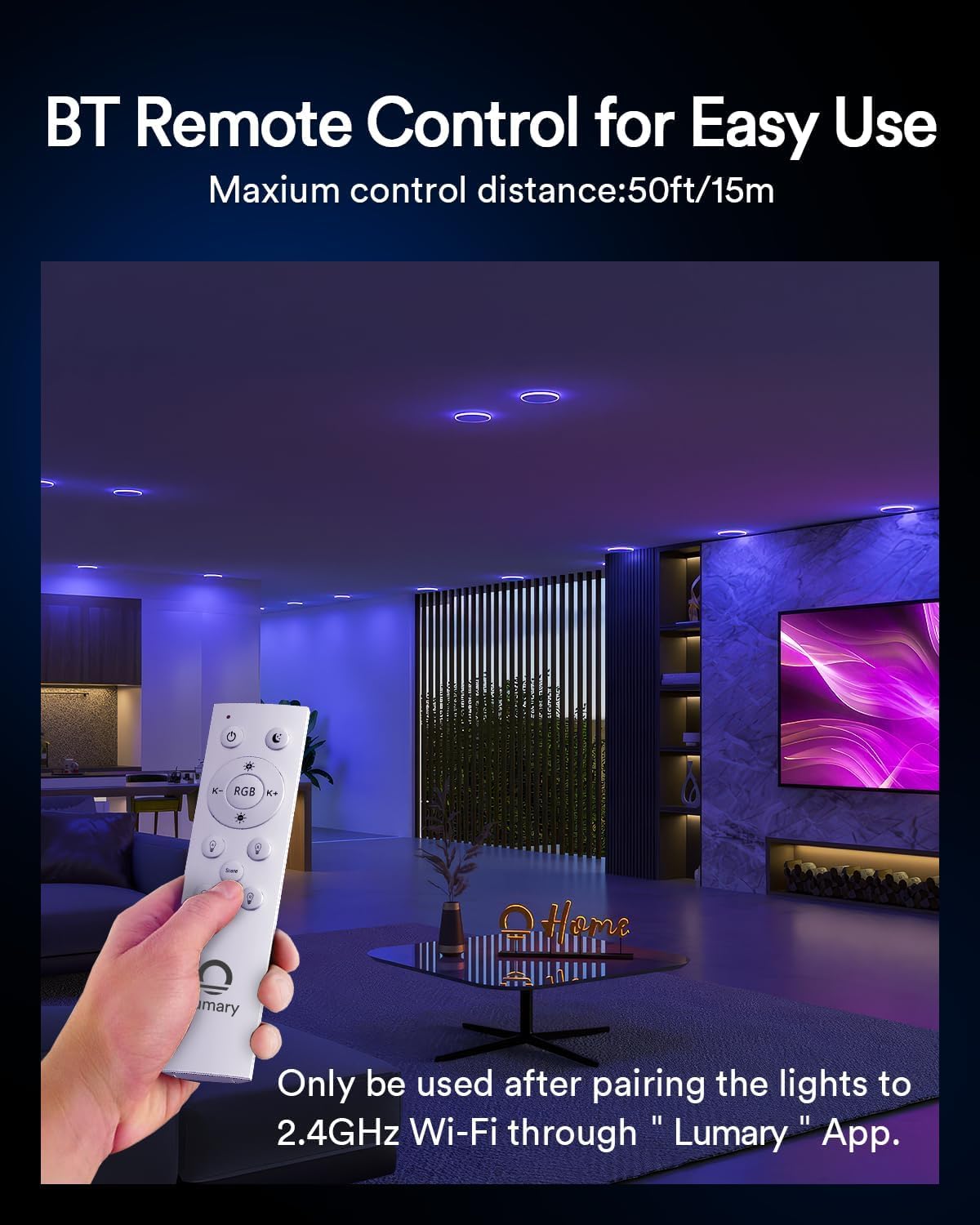 Lumary Smart Recessed Light Pro 4 Inch