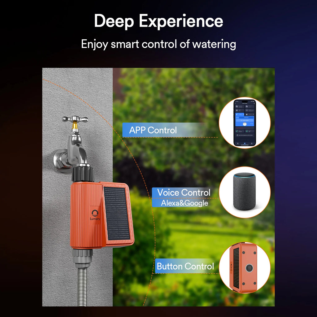 Lumary WiFi Solar Water Timer