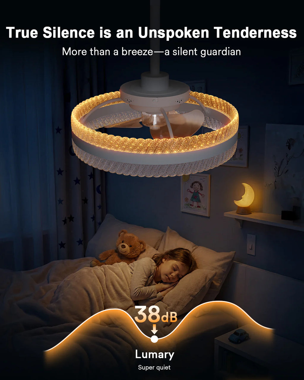 Lumary Smart Ceiling Fans with Lights G1