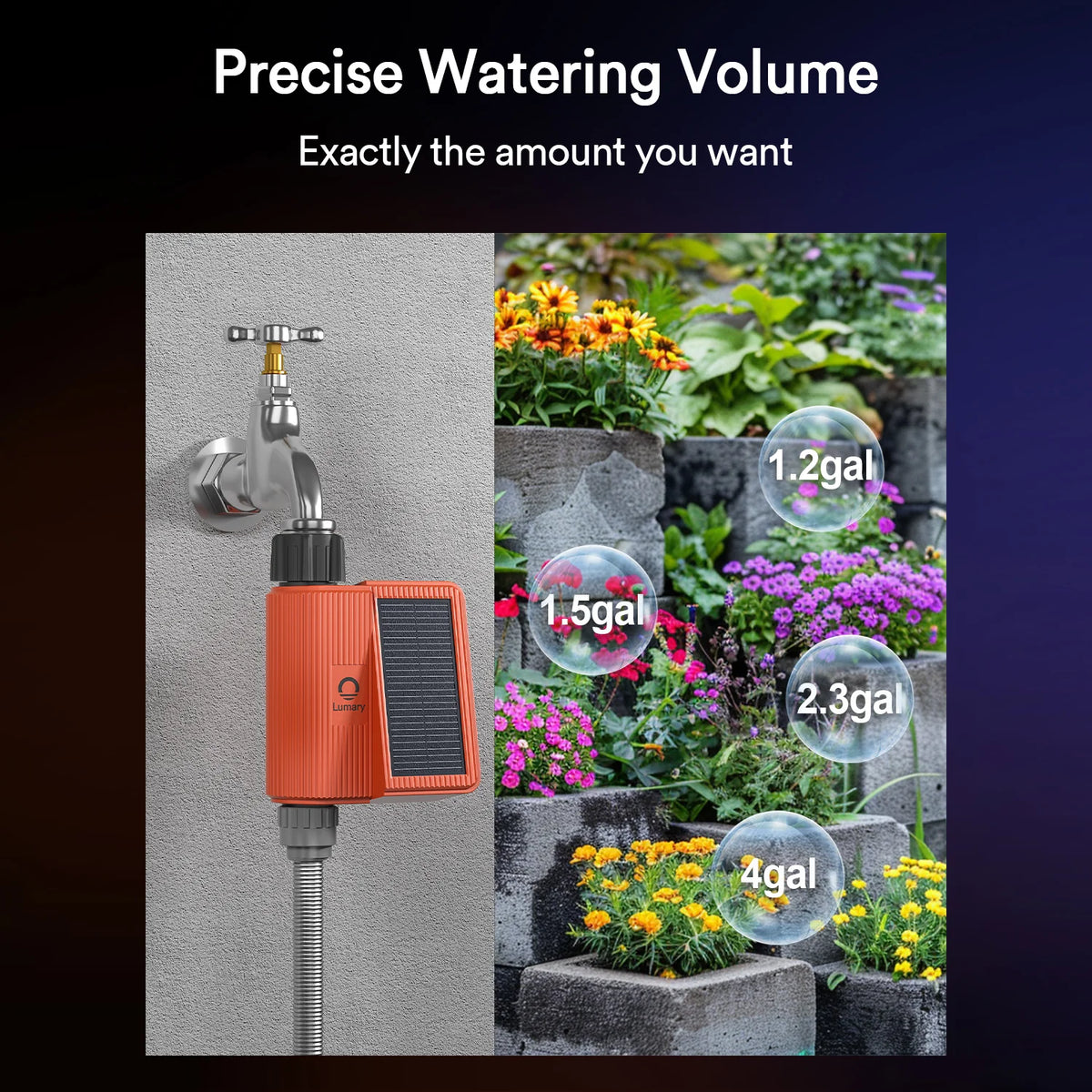 Lumary WiFi Solar Water Timer