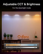 Lumary 4 inch Smart RGBAI Recessed Light with Gradient Auxiliary Night Light