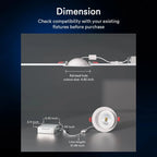 Lumary Wi-Fi Smart Gimbal Recessed Light 4 inch 7W