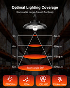 Lumary Bluetooth UFO High Bay Light 150W 22000lm