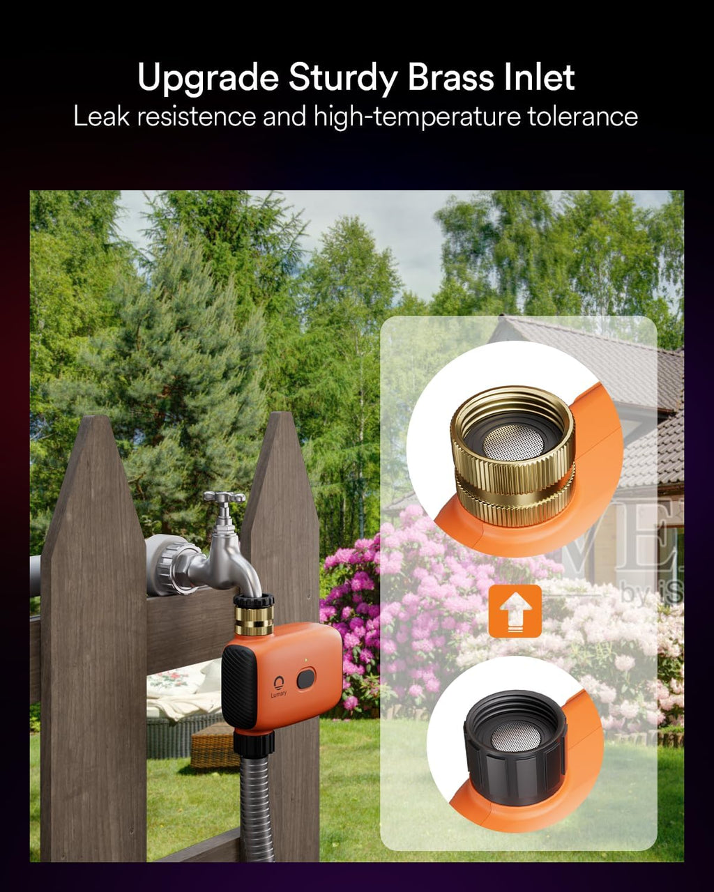 Lumary WiFi Water Timer for Garden Hose