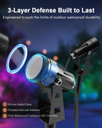 6PC Lumary Smart LED Outdoor Landscape Lights RGBAI Spotlight