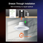 Lumary Smart RGBAI Can Light with Gradient Accent Night Light
