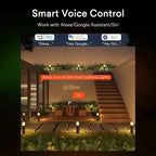6PC Lumary RGBAI Smart WiFi Pathway Lights 62ft