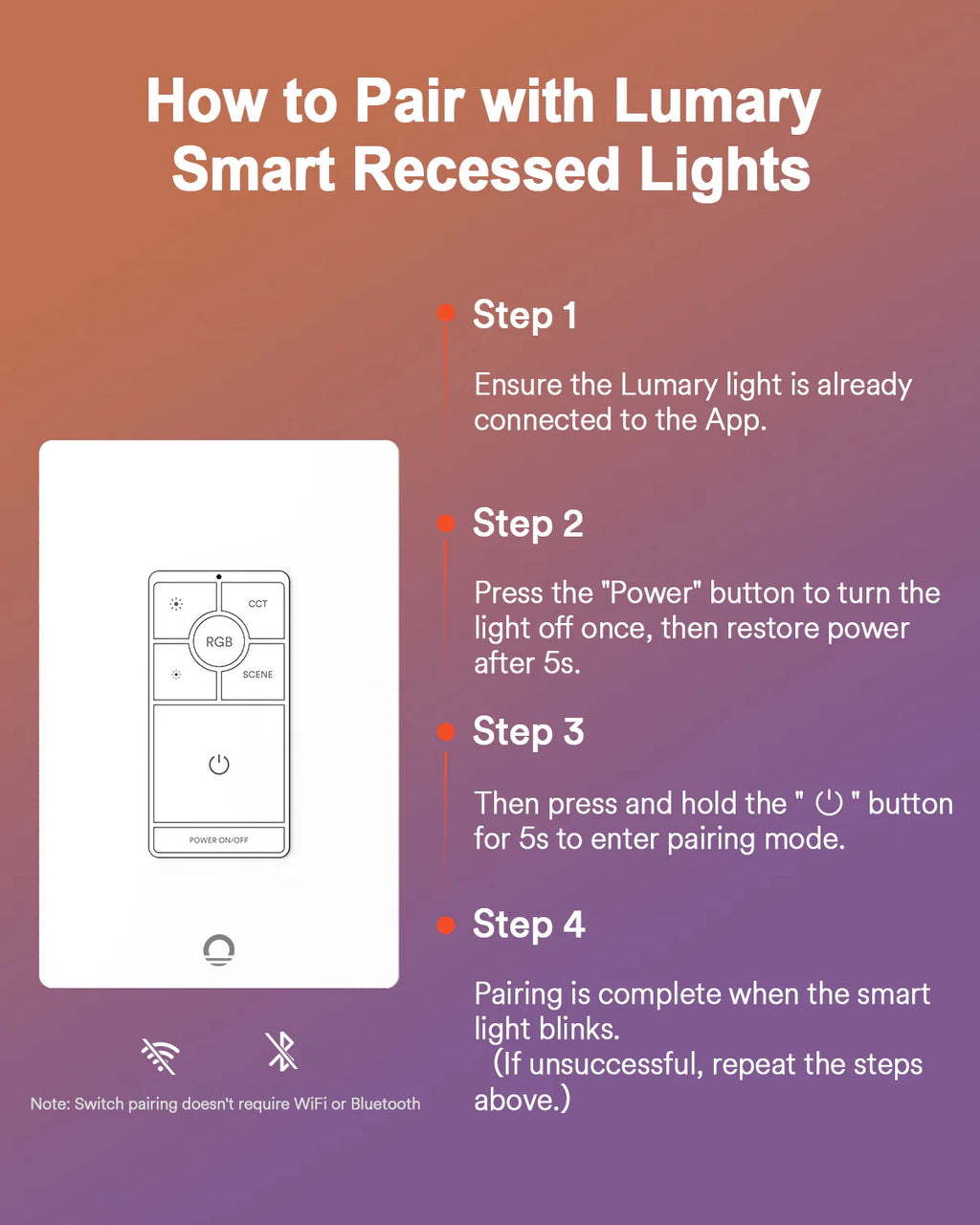 Lumary Light Switch