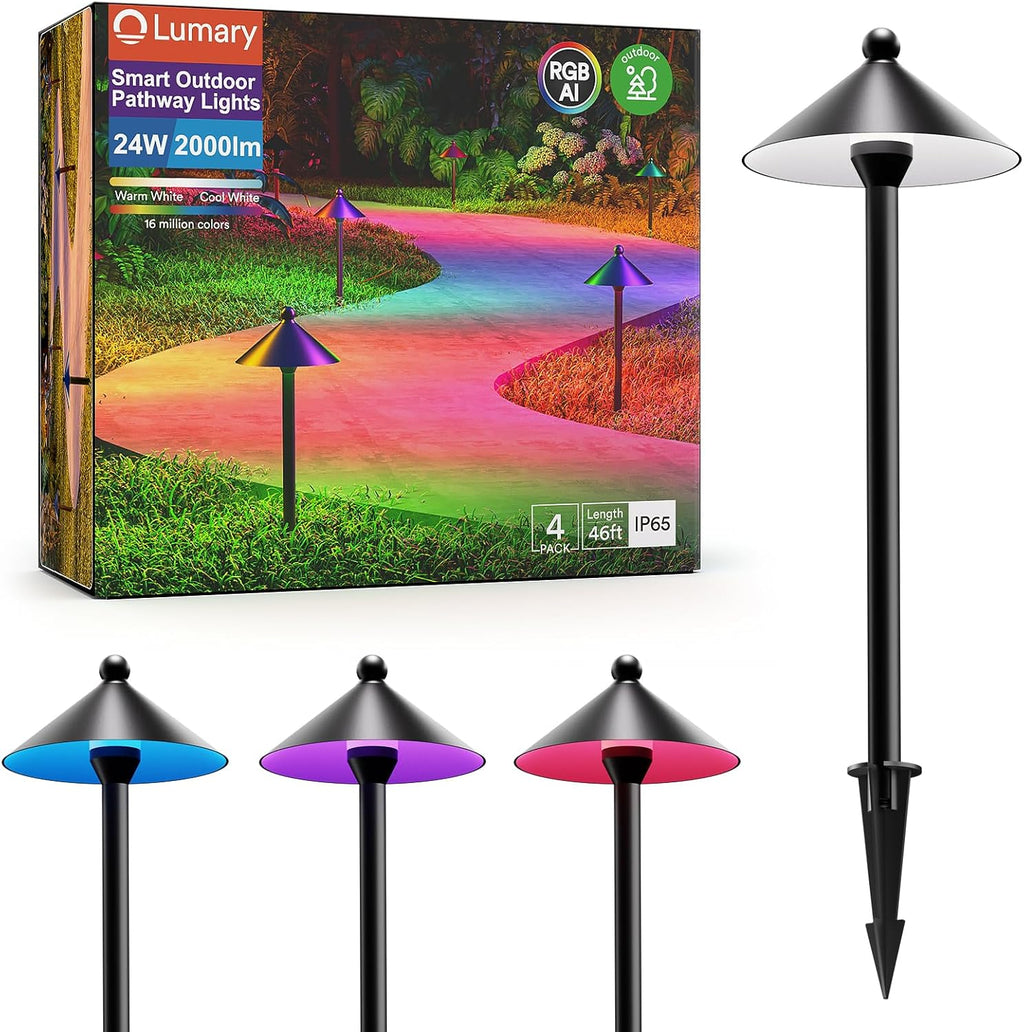 4PC lumary smart outdoor pathway lights 2