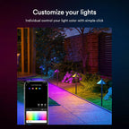 4PC lumary smart outdoor pathway lights 2