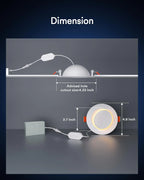 Lumary Smart RGB Gimbal Light Ultra 4 Inch