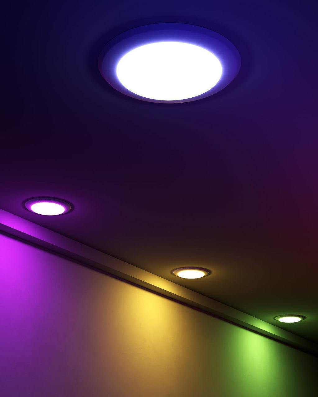 Lumary 5/6 inch Smart RGBAI Led Disk Light 13W (Model B)