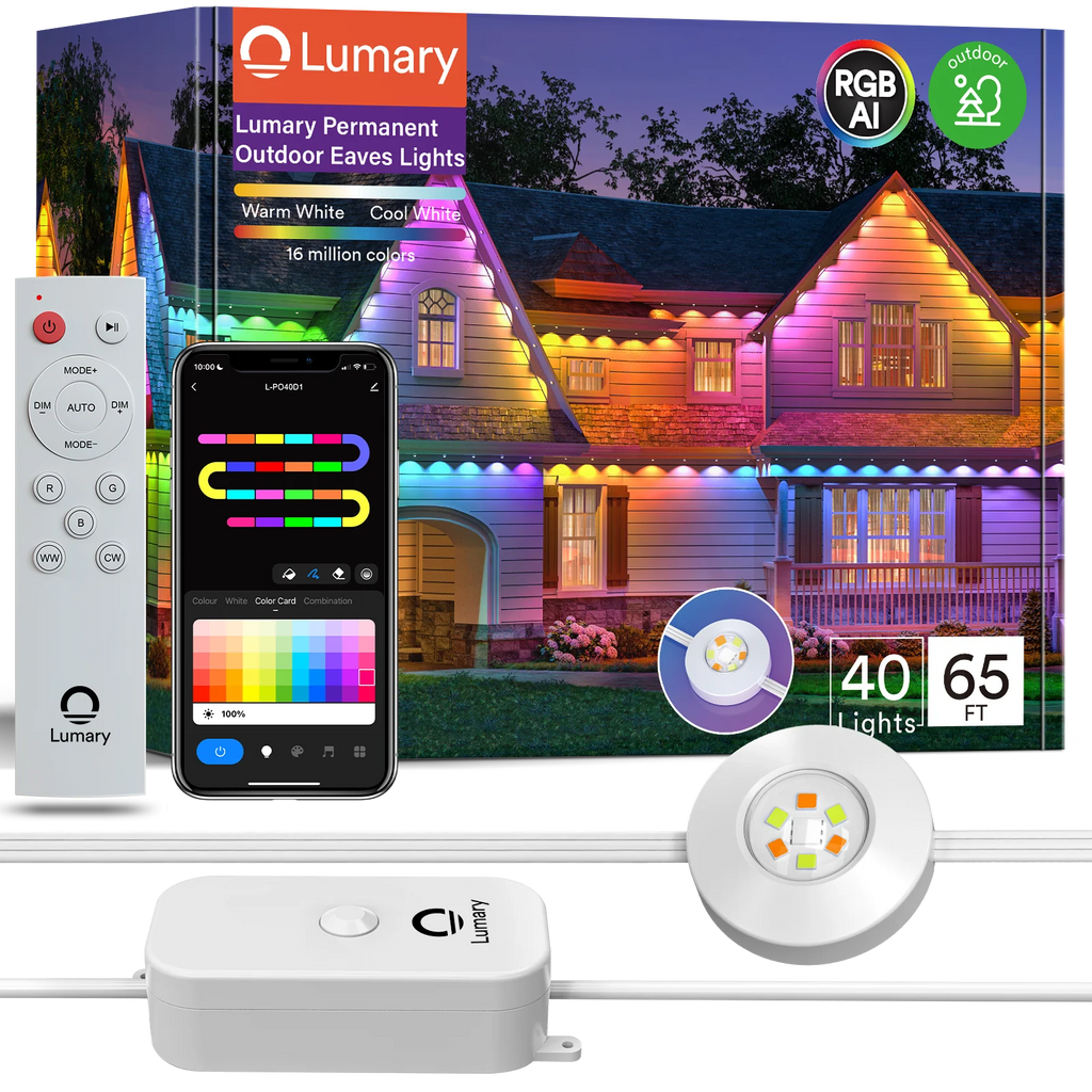 Lumary RGBAI Permanent Outdoor Lights Pro