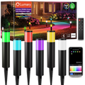 6PC Lumary RGBAI Smart WiFi Pathway Lights 62ft