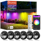 6PC Lumary Smart LED Deck Lights