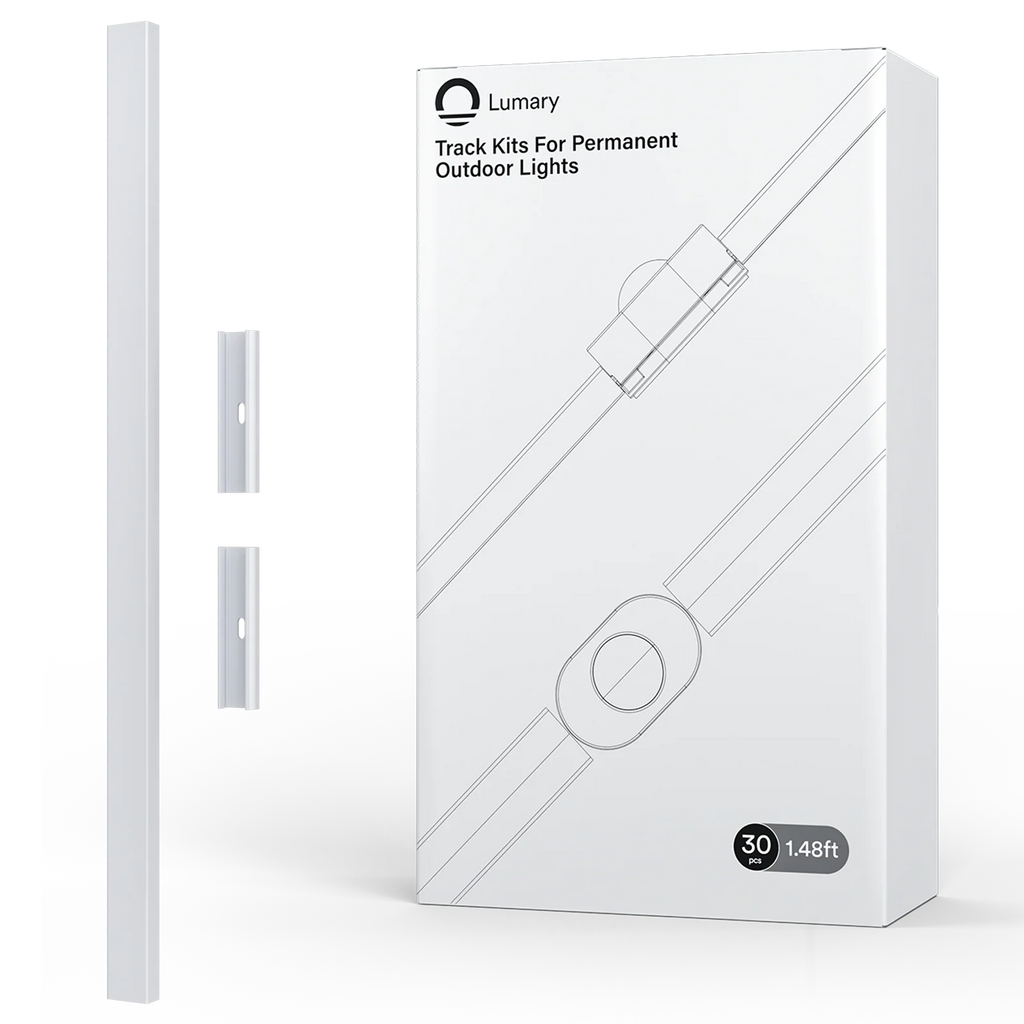 Lumary Track Kits for Permanent Outdoor Lights