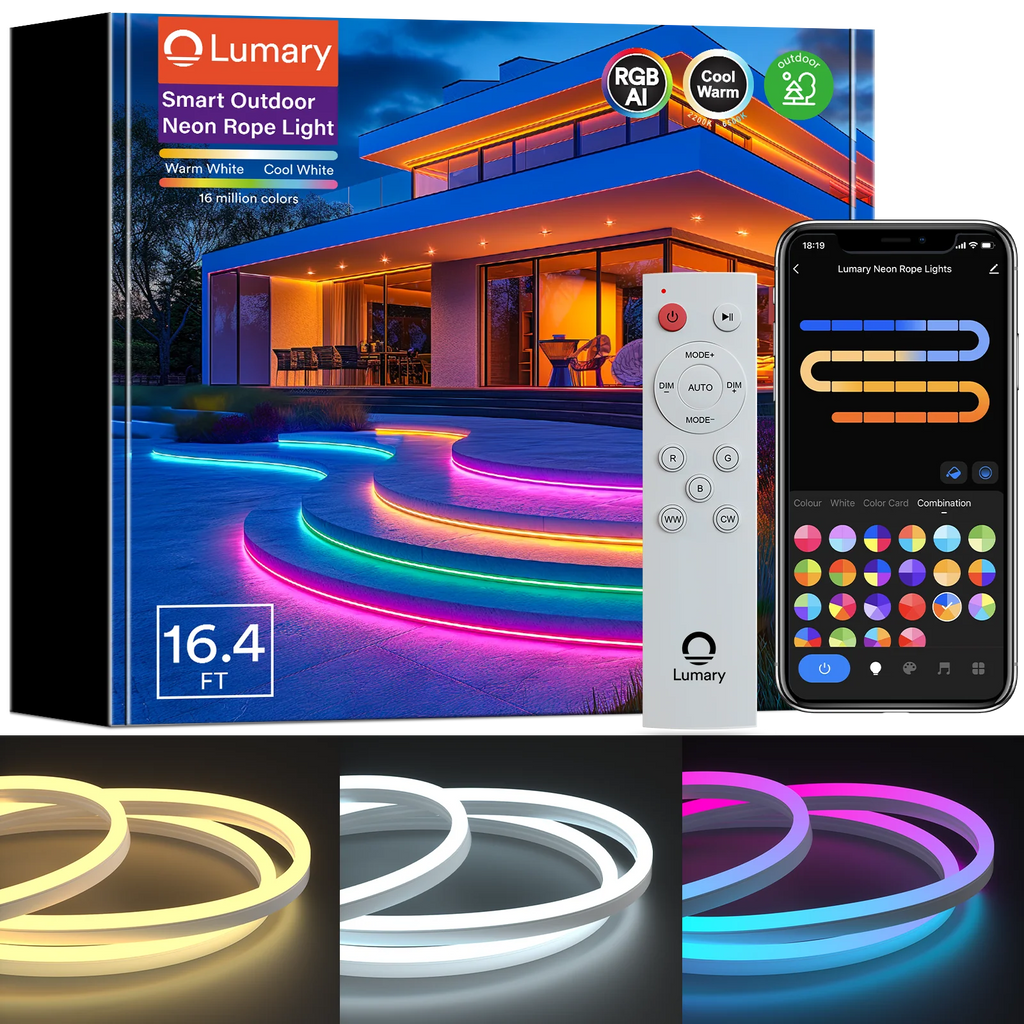 Lumary Smart Outdoor Neon Rope Lights