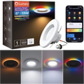 Lumary Smart RGBAI Can Light with Gradient Accent Night Light 6 inch 13W 1000lm