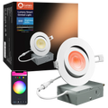 Lumary Wi-Fi Smart Gimbal Recessed Light 4 inch 9W
