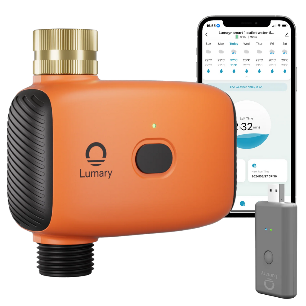 Lumary WiFi Water Timer for Garden Hose