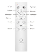 Lumary BT Remote Control Support 2700K-6500K CCT for Smart Recessed Lighting