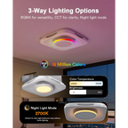 Lumary Smart WiFi Bathroom Exhaust Fan with Light