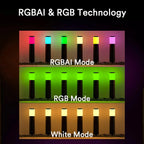6PC Lumary RGBAI Smart WiFi Pathway Lights 62ft