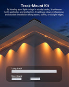 Lumary Track Kits for Permanent Outdoor Lights