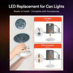 Lumary Smart Retrofit LED Recessed Lighting pro 6 Inch