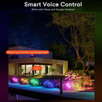 6PC Lumary Smart LED Outdoor Landscape Lights RGBAI Spotlight