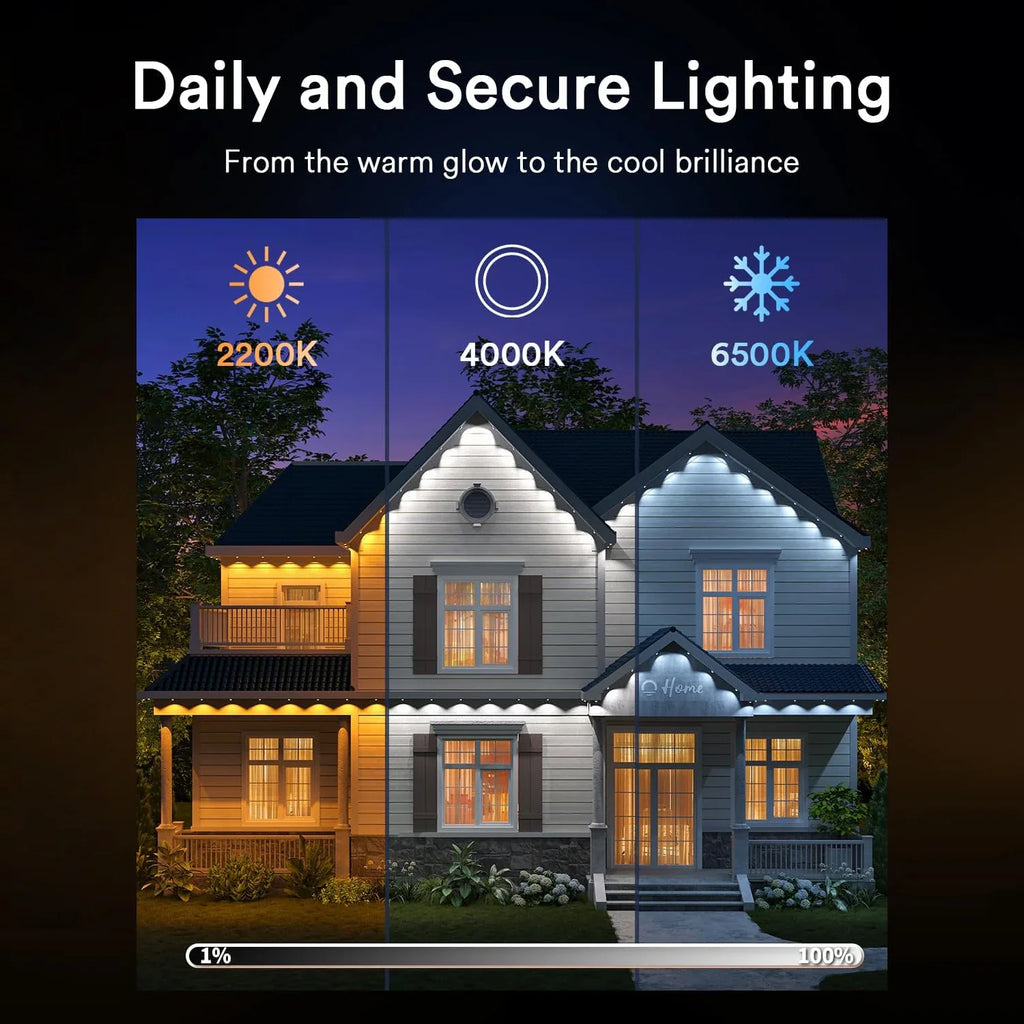 Lumary RGBAI Permanent Outdoor Lights Pro